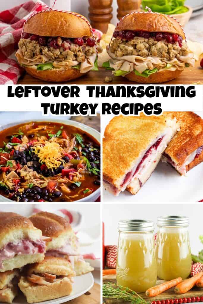 Leftover Thanksgiving Turkey Recipes Pin.