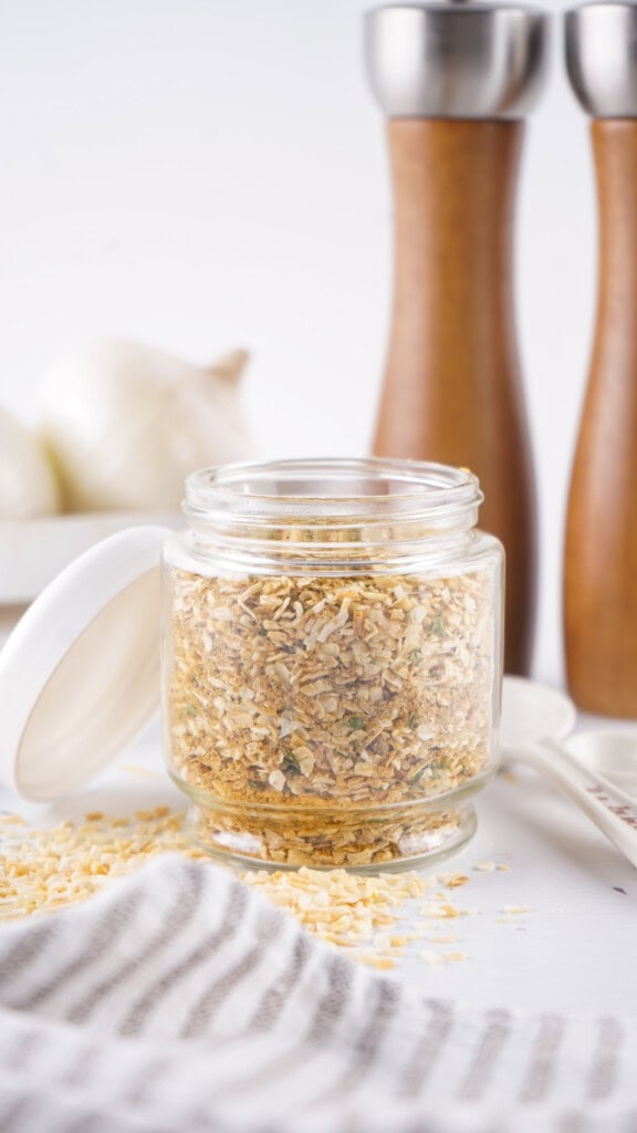 Onion soup mix in a jar.