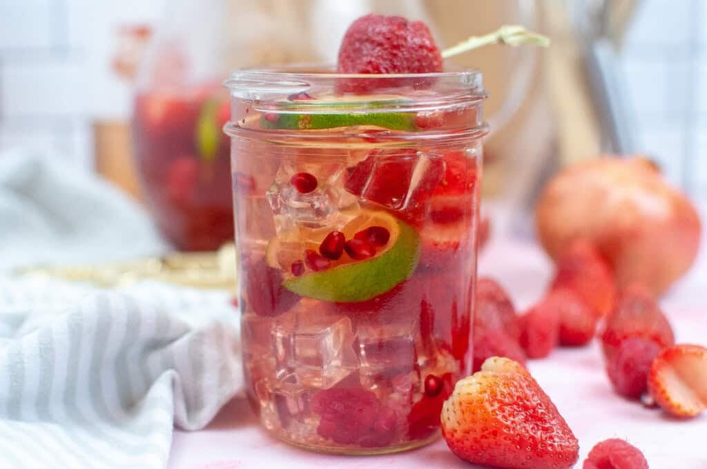 Valentine's Day Sangria.