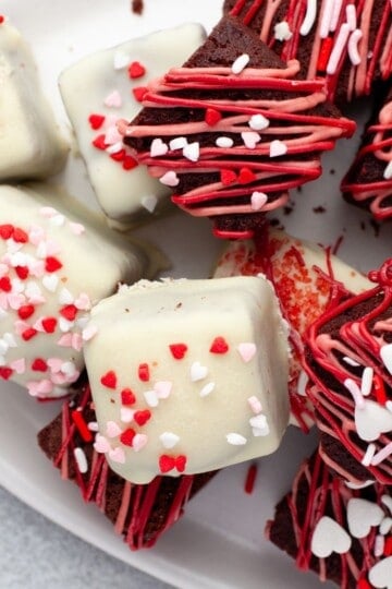 Brownie Bites with Sprinkles.