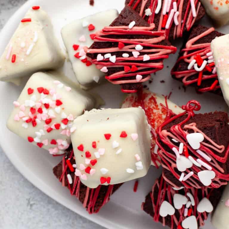 Brownie Bites with Sprinkles.