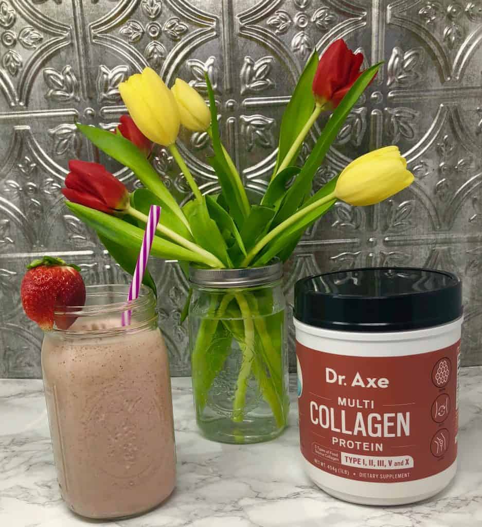 PEANUT BUTTER PROTEIN SMOOTHIE.