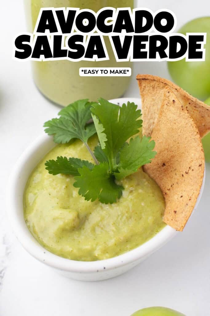Avocado Salsa Verde Pin.