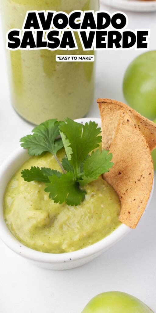 Avocado Salsa Verde Pin.