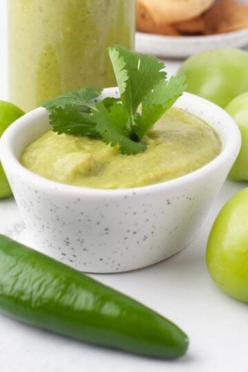 Avocado Salsa Verde Pin.