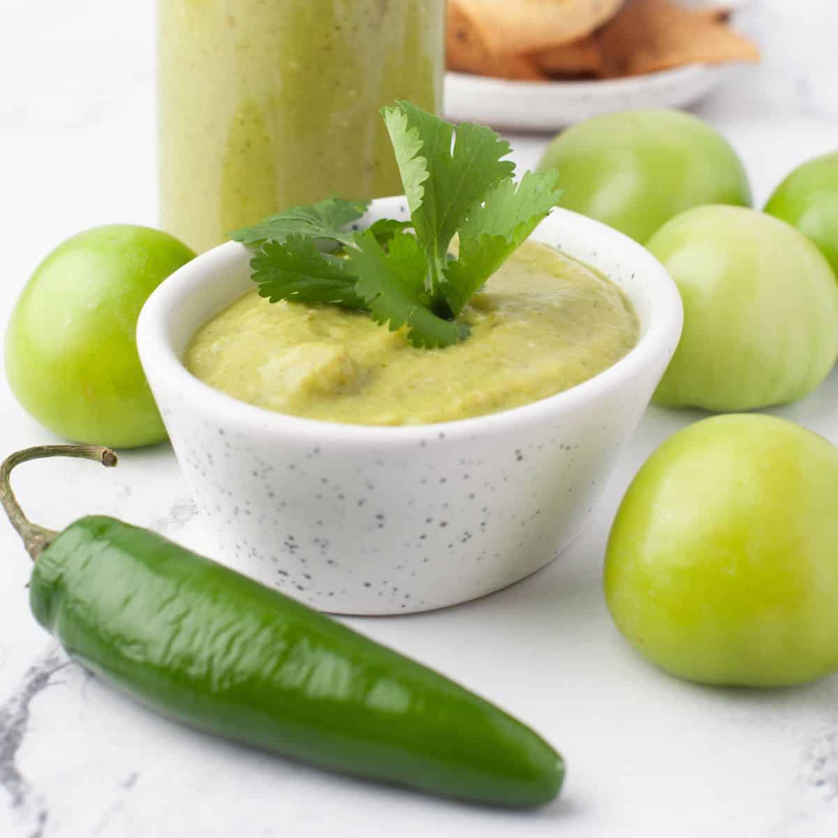 Avocado Salsa Verde Pin.
