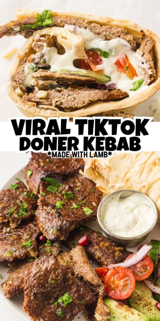Viral TikTok Doner Kebab with Lamb.
