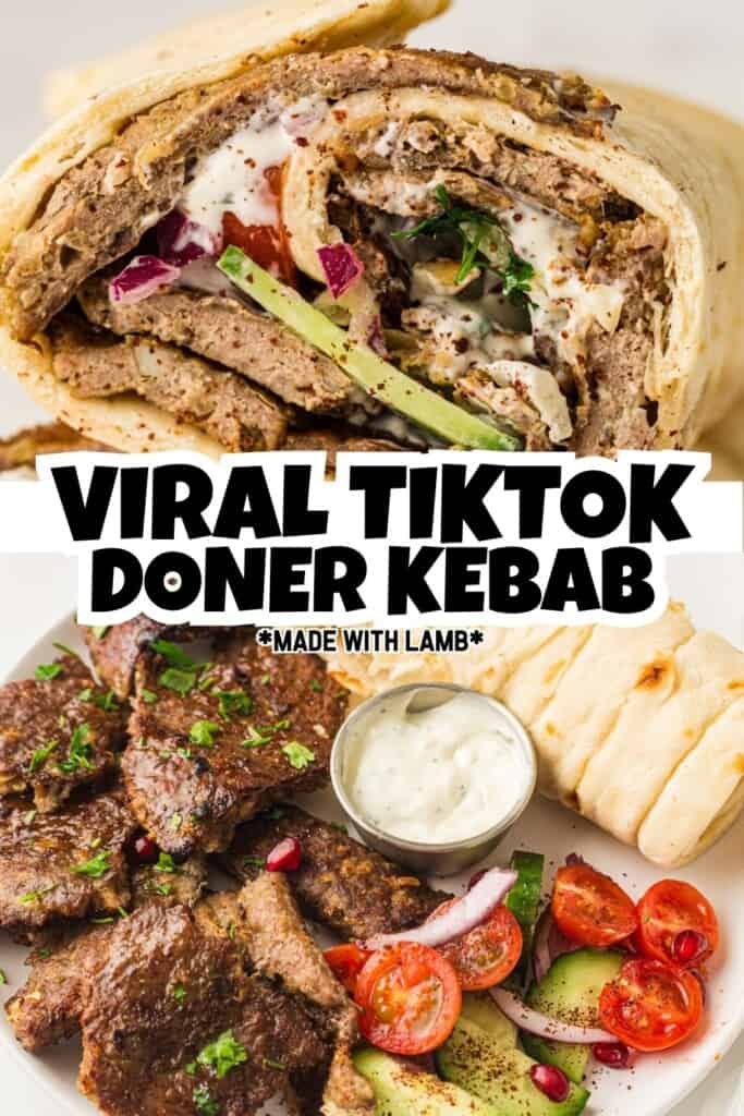 Viral TikTok Doner Kebab with Lamb.