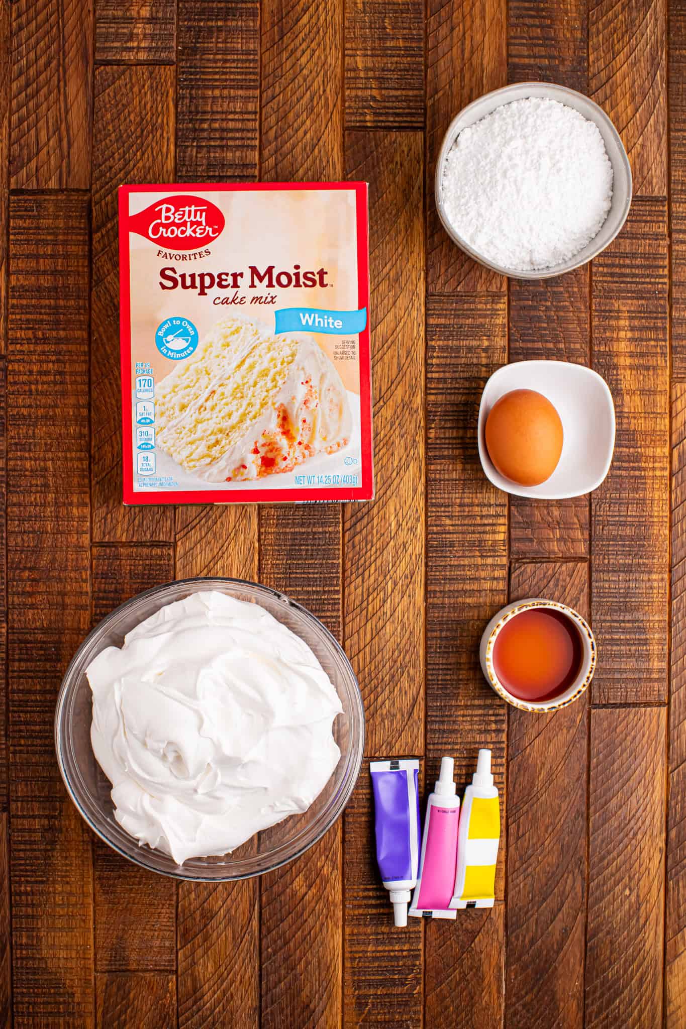 Overhead photo of ingredients for post.