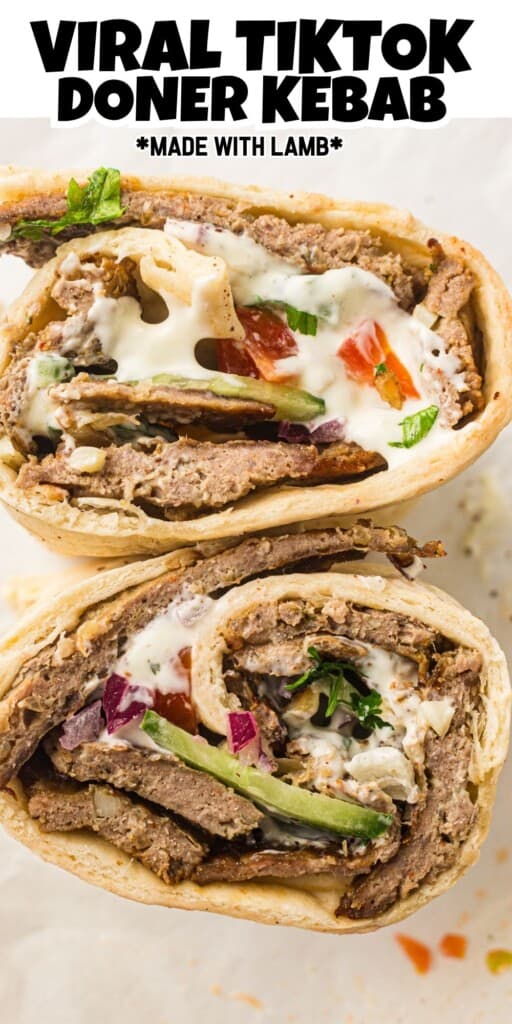 Viral TikTok Doner Kebab with Lamb.
