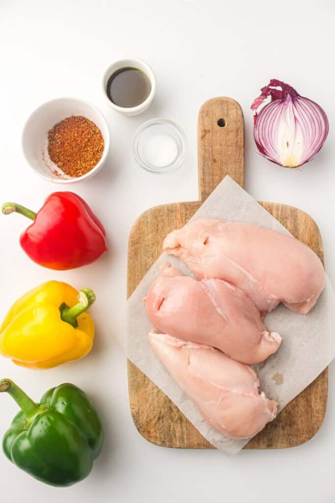 Air fyrer chicken fajita ingedients