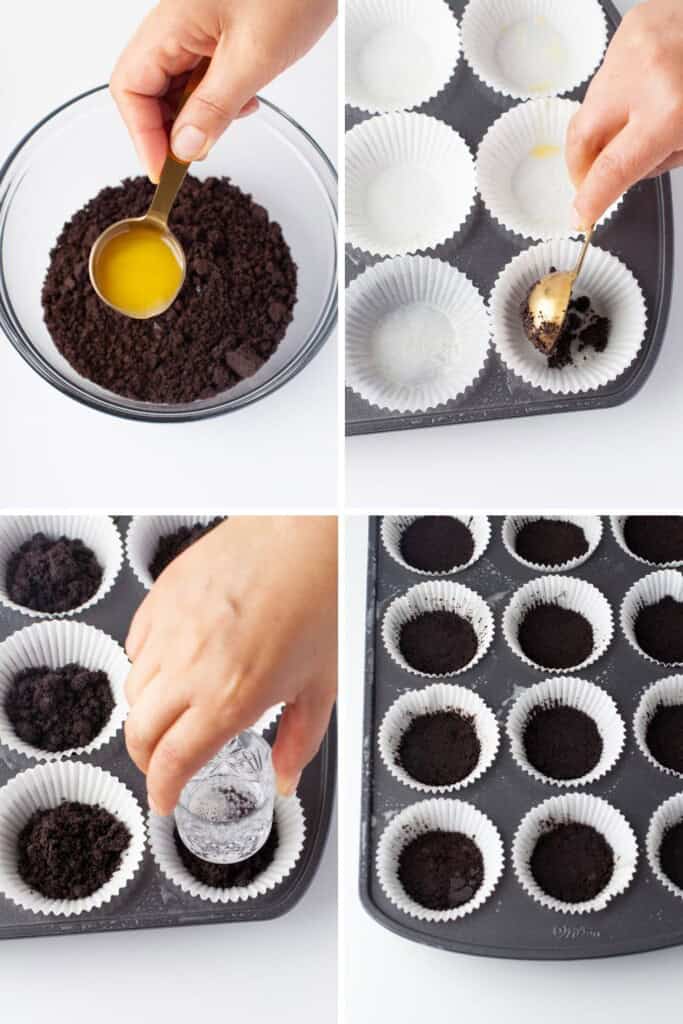 Oreo crust process
