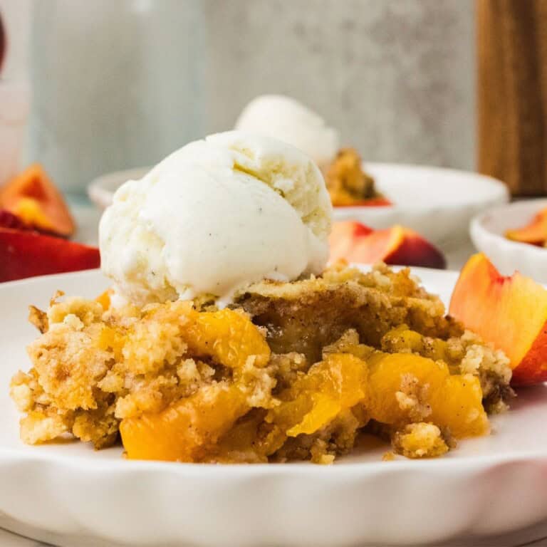 Peach Dump Cake