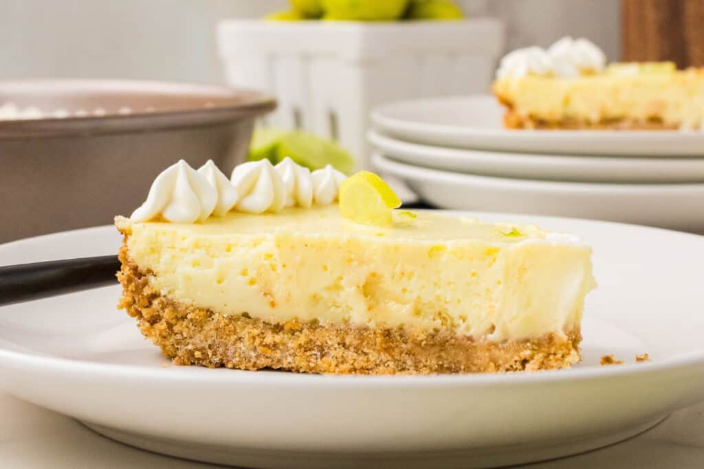 slice of key lime pie